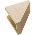 thumbnail image 6 of 5"W x 10"D x 10"H Classic Concord Rough Cedar Woodgrain TimberThane Corbel, Primed Tan, 6 of 6