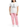 thumbnail image 4 of CafePress - You Get Organic Chemistry O Women's Light Pajamas - Women's Short Sleeve Print T-Shirt and Pants Light Cotton Pajama Set, 4 of 7