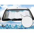 thumbnail image 2 of 130 x 60 cm Universal Car Front Sun Shade Foldable with 2 Suction Cups, 2 of 4