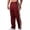 Wine #050, variant on Men's Baggy Sweatpants Straight Leg Open Bottom Joggers Casual Lightweight Athletic Pants with Pockets, 3XL