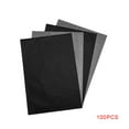 thumbnail image 1 of Xingzhi 100 Pcs Papier Carbone A4 Noir Lisible Transfert Traçage Peinture Réutilisable Surfaces d'Art Papier à Copier, 1 of 7