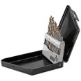 thumbnail image 4 of 13-Piece Left-Handed Drill Bit Set for Screw Extractor with Titanium Coating, 4 of 5