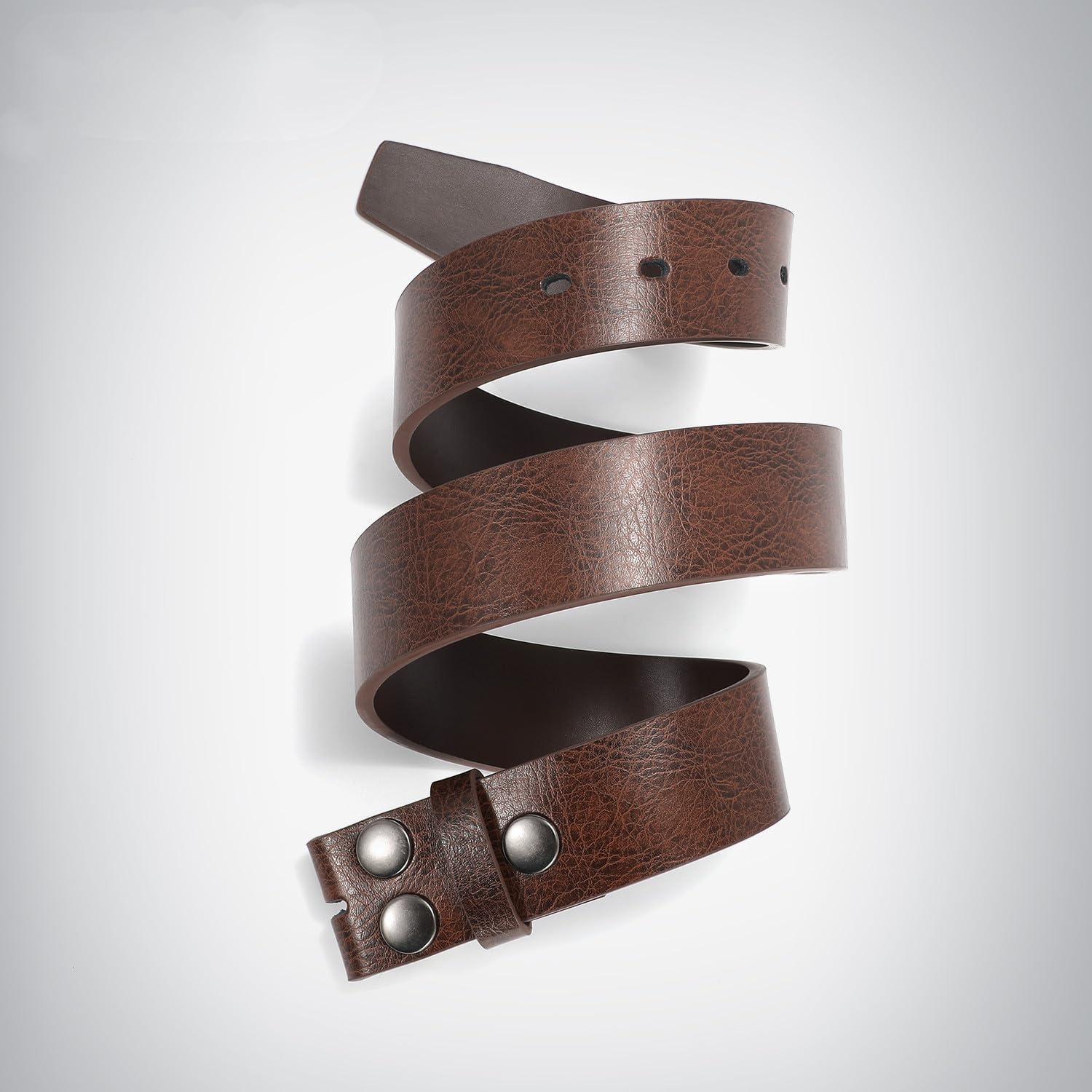 Mens Western Leather Belt Strap Without Buckle 1.5