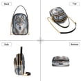 thumbnail image 3 of ALAZA Chain Crossbody Bags for Women Wolf in Winter Pattern Shoulder Handbag Phone Purse, 3 of 5