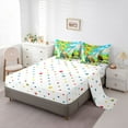 thumbnail image 5 of Feelyou Cute Green Gnome Twin Bedding Sets 7-Piece, Lucky Shamrock Leaf Bedding Comforter Set, Happy St. Patrick's Day Reversible Sheet Sets, Breathable Home Decor, 5 of 8