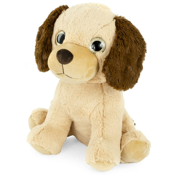 present pets glitter puppy interactive plush soft toy