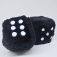 thumbnail image 5 of Car Colorful Soft Spotty Furry Fluffy Hanging Mirror Dice Decor Fuzzy UK HOT, 5 of 5