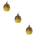 thumbnail image 6 of Set of 3 Ceramic Honey Jar Container Tea Storage Canister, 6 of 8