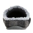 thumbnail image 5 of Deer Stags Unisex Nordic Plaid Slipper - Grey/Black - 7 Medium, 5 of 9