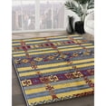thumbnail image 2 of Ahgly Company Indoor Rectangle Mid-Century Modern Plum Purple Purple Oriental Area Rugs, 4' x 6', 2 of 6