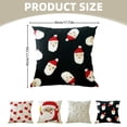 thumbnail image 3 of AQITTI - Suministros para fiestas, almohada navideña, funda decorativa para cojines navideños, cojín navideño para sofá cama, decoración navideña para el hogar, 3 of 8