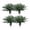 Grey-green Agave, variant on Artificial Spherical Cedar Topiary Stake (2 Pack), Realistic Evergreen Outdoor Garden Decor with Ground Stakes, No Maintenance Faux Shrubs for Yard, Porch, Easter