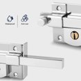 thumbnail image 4 of 50mm Garage Door Lock Long Throw Gate Shed/Door Lock for Garden Gate with 2 Keys, 4 of 5