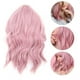thumbnail image 3 of Peluca rizada corta rosa EOTVIA estilo Bobo, 3 of 6