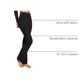 thumbnail image 4 of Leggings INGIA Mini Acampanados Cintura Alta 79 cm Negro M, 4 of 6