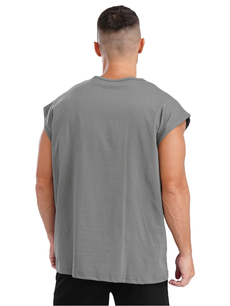 Doomiva Men's Sleeveless Muscle Shirts Workout Athletic Tank