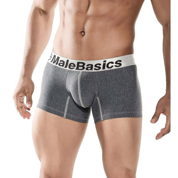Men's Malebasics MB001 Classic Signature Trunk (Asphalt L)