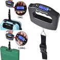 thumbnail image 3 of Flmtop 50KG Portable Luggage Scale LCD Display Battery Operated Handheld Aircraft Travel Suitcase Electronic Digital Weight Scale Weigher, 3 of 11
