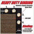 thumbnail image 3 of ColourTree Customized Size Fence Screen Privacy Screen Brown 6' x 36? - Commercial Grade 170 GSM - Heavy Duty - 3 Years Warranty - Cable Zip Ties Included, 3 of 5