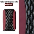 thumbnail image 3 of HUGFEGWE Car Center Console Cushion Pad, Universal Leather Waterproof Armrest Seat Box Cover Protector,Comfortable Car Decor Accessories Fit for Most Cars, Vehicles, SUVs (Wine Red) AZ824-16146, 3 of 7