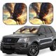 thumbnail image 1 of Balery Golden Sky Bald Eagle Parasol para parabrisas de coche de 2 piezas | Parasol plegable para parabrisas delantero de coche para la mayoría de sedanes-Small, 1 of 6
