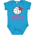thumbnail image 3 of Inktastic Volleyball Butterfly Princess Girls Baby Bodysuit, 3 of 5
