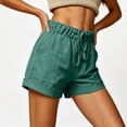 thumbnail image 2 of Women's Utility Short Pants, Fashion High Waisted Stretchy Cargo Shorts for Summer, Casual Chic Workwear Shorts for Vacation and Daily Wear, 2 of 8