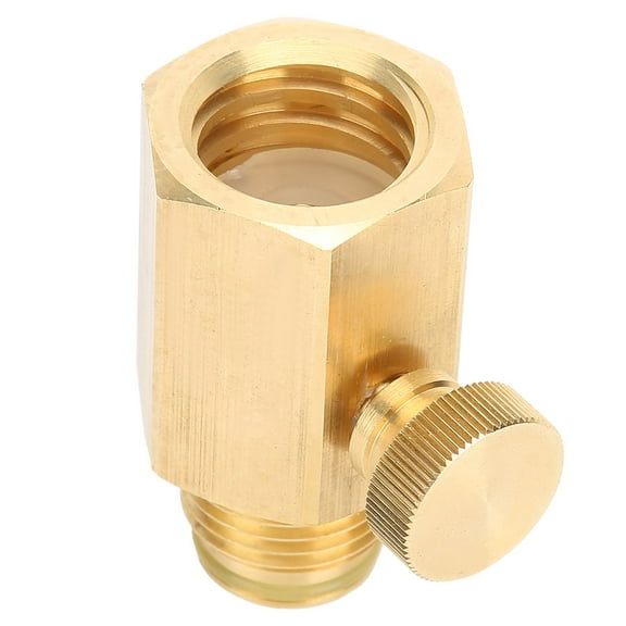 Soda Cylinder Adapter Valve with Switch Female Thread TR21-4 to Male Thread G1/2 for Soda Stream