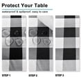 thumbnail image 4 of Mantel Hiasan Buffalo a cuadros impermeable, paquete de 2 unidades, 152 x 213 cm, 4 of 6