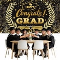 thumbnail image 2 of kjfeif 2026 Graduation Decorations, 43 x 70 Inch Congrats Grad Banner and Photography Background for Wall Home Decor, Large Sign for Grad Party Photo Booth, 2 of 9