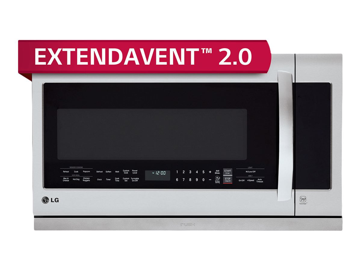 LG LMHM2237ST Microwave oven overrange 2.2 cu. ft 1000 W