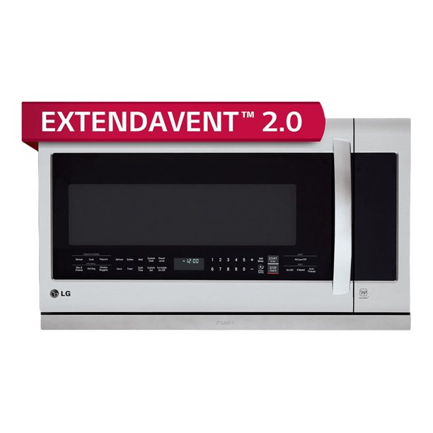 LG LMHM2237ST Microwave oven overrange 2.2 cu. ft 1000 W