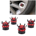 thumbnail image 2 of 4Pcs/Set Bling Rhinestone Tire Wheel Stem Valve Caps Car Auto Truck Accessory, 2 of 7