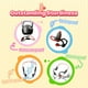 thumbnail image 4 of JusTalk Auriculares para niños, Auriculares inalámbricos de conducción de Aire con Oreja Abierta para niños, Bluetooth 5.4, protección auditiva de 85 dB, Banda para el Cuello de Titanio con Memoria, m, 4 of 5
