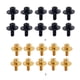 thumbnail image 4 of Advancent 10 piezas de tornillos de orejetas de tambor de percusión portátil de Metal, piezas de reparación de Hardware de montaje de repuesto Accesorios para instrumentos musicales Oro WC24, 4 of 6
