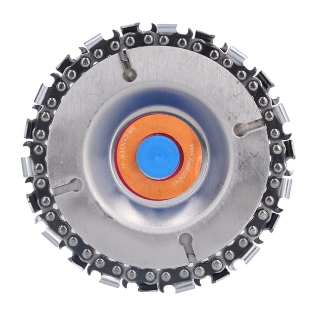 Disco de tallado de madera, disco de sierra, muela abrasiva, disco de corte y moldeado para carpintería para amoladora angular de 4 pulgadas y 22 dientes