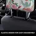 thumbnail image 4 of Kdxio Flamingo Flower Pattern Print 2 Piece Car Head Rest Covers Set Auto Front/Rear Seats Headrest Cover Universal Fit Most Cars,Sedan, SUV, 4 of 9