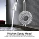 thumbnail image 4 of Grifo de baño de cocina, rociador de ducha, grifo extraíble, cabezal de pulverización, pieza de repuesto NikouMX Muebles, 4 of 8