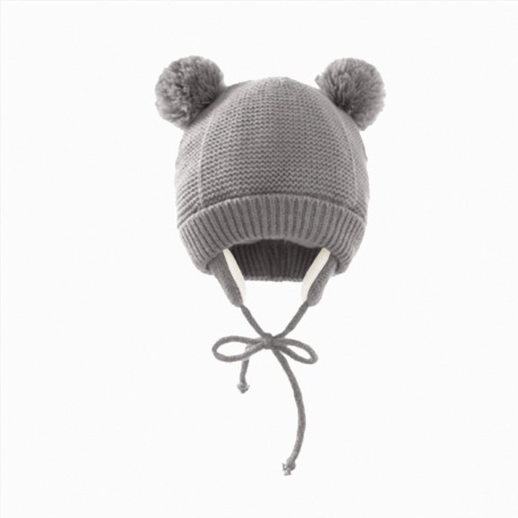 NLOMOCT Kids Winter Hat Kids Beanie Boys Girls Beanies Children Winter Hats Children Knit Warm Caps Kids Soft Beanie Cap Grey,One Size