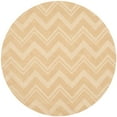 thumbnail image 4 of SAFAVIEH Impressions Devon Textured Chevron Wool Area Rug, Dark Gold, 5' x 8', 4 of 8