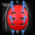 thumbnail image 3 of Naiovety Casco de ciclismo Cascos de seguridad para bicicletas Protección para la cabeza Sombrero transpirable Suministros de equitación para Ciclismo Negro METRO, 3 of 6