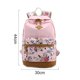 thumbnail image 2 of Mochila escolar de lona floral Mochila universitaria Bolso de hombro, 2 of 5