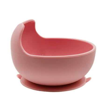 

Children s Silicone Bowl Simple And Easy To Use For Outdoor Camping Indoor Pink