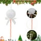thumbnail image 4 of TaTaai Gift Christmas Lollipop Ornaments 8.6inch 3D Spherical Lollipop Xmas Tree Hanging Decorations Glittering Foam Candy Pendant with Ribbon Bow for Home Party Holiday Decor, 4 of 6