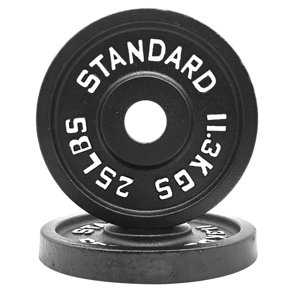 IFAST Olympic Barbell Weight Plates 2 Inch Hole Solid Cast Iron Barbell Weight Plates, Strength