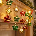 thumbnail image 1 of Colgante de puerta de dibujos animados, decoración navideña, Papá Noel, hombre de jengibre, Feliz Navidad, 2023, 1 of 4
