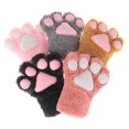 thumbnail image 1 of Cute Bear Cat Paw Gloves Fluffy Plush Cartoon Animal Anime Lolita Cosplay Mitten, 1 of 2