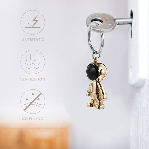 UPOUART Metal Astronaut Keychain for Car Keys and Multi-Purpose Use, 1 Piece