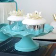 thumbnail image 3 of Blue Iron Cake Stand Wavy Cupcake Storage Rack Stand Cake Display Tray for Party Wedding Birthday (Medium), 3 of 8