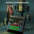 thumbnail image 4 of V8S Live Sound Card with Tone Adjustment Changing Intelligent Support Two People Platforms Reverb 12 Electrophonic Keynotes 10 Warm Up Effects Port Streaming for, 4 of 8